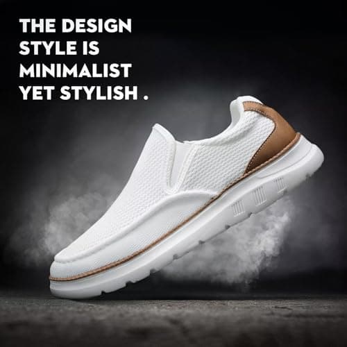 Vooncosir Mens Boat Shoes Casual Loafers Slip On Walking Dress Sneakers Mesh Business Oxfords Work Lightweight Soft Sole