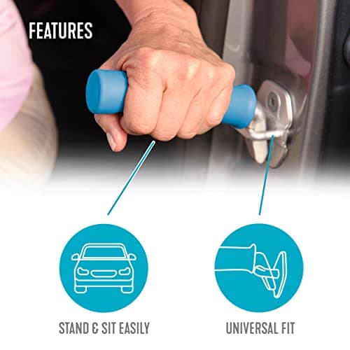 Able Life Vehicle Support Handle and Mobility Aid, Portable Car Assist Grab Bar for Sit-to-Stand Assistance, Ideal for Seniors and Adults, Durable Door Handle Support with Ergonomic Design