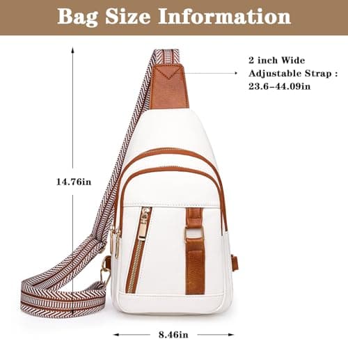 Crossbody Bags for Women Mothers Day Gifts for Mom Her Wife Birthday Gifts Small Sling Bag Leather Fanny Packs for Travel