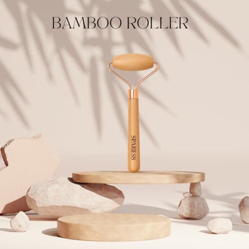 Eco Friendly Unique Natural Gift Beauty Set – Bamboo Makeup Brushes, Vegan Bamboo Roller & Soft Face Towel – Organic Self-Care Box for Women & Teens, Perfect Birthday , Holiday Present”