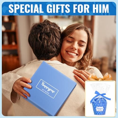 HAPPYPOP Gift Idea For Him - Gifts For New Dad Son Brother Husband Uncle, In Law Gifts, Funny Men Socks Fathers Day