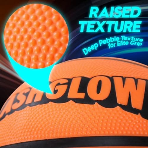 Light Up LED Basketball for Teen Boys: Cool Nighttime Ball Game Gifts for Birthday Christmas Easter – Size 7 Outdoor Rubber Ball for Boys Girls 8-15+ Year Old