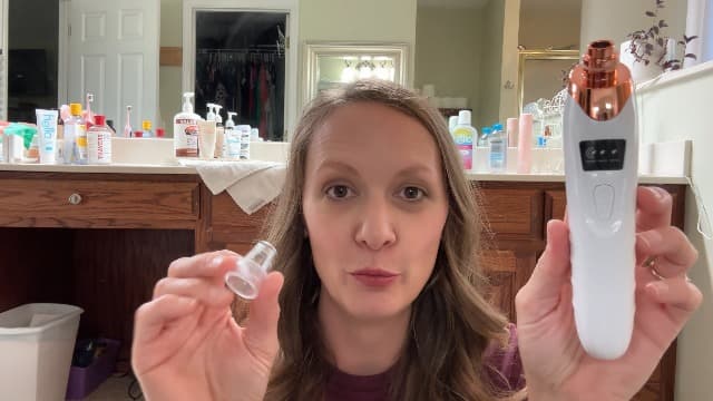 Blackhead Remover Pore Vacuum Kit -Blackhead Extractor Tool with 3 Adjustable Suction Levels, 5 Probes, USB Rechargeable, Suitable for Women and Men(White)