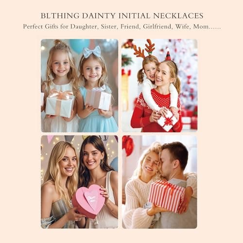 Colorful Initial Necklaces for Girls Kids - Colorful Heart Bubble Initial Letter Necklace Teen Girls Gifts Trendy Stuff Birthday Gifts for 5 6 7 8 9 19 Year Old Girl Gifts