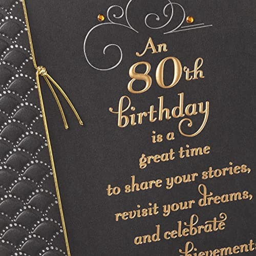 Hallmark 80th Birthday Card (Honor You Today)
