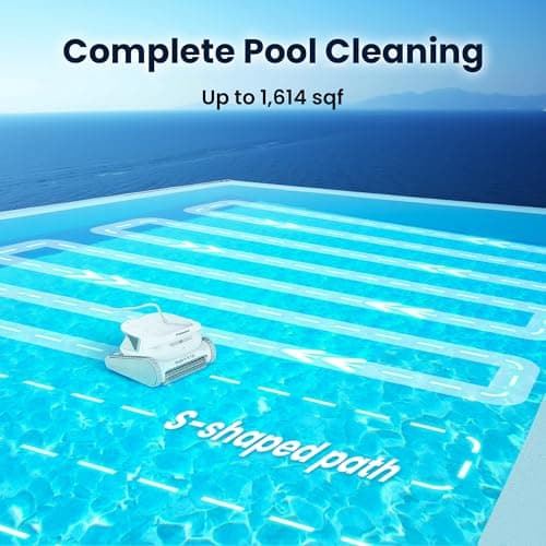 Chasing Hydro 4 SE Pool Vacuum for Inground Pools | Robot Cleaner for Floor, Wall & Waterline | Always Cleaning, Never Charging | 40ft Cord | 4.1L Filter Basket for Inground & Above Ground Pools