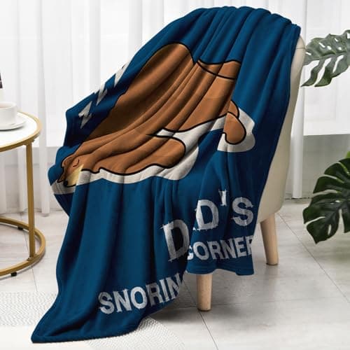 Birthday Gifts for Dad, Funny Dad Gifts from Daughter Son, Gift for Dads Birthday, Dads Gift for Birthdays Christmas Fathers Day Ideas, Father Birthdays Present Fleece Blanket 60"×50"