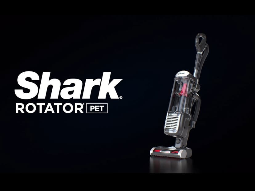 Shark ZU102 Rotator Pet Upright Vacuum with PowerFins HairPro & Odor Neutralizer Technology, Charcoal, 2.9 L Dust Cup