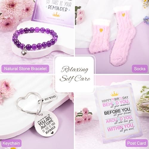 Gifts for Women, Birthday Gifts for Women, Happy Birthday Gifts Basket, Gift Set for Best Friends Female Sister Mom Wife Her Girlfriend Coworker Bestie Bff