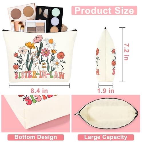 Sister In Law Gifts, Christmas Birthday Mothers Day Unique Gifts for Sister In Law Basket Set of 6