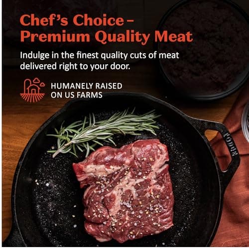 MeatWorks Chef's Choice USDA Prime Sampler Bundle – 16 Cuts: Chicken Breasts & Thighs, Bacon, Ground Beef, Sirloin Tips, Fajita Strips & Chuck Roast (Approx. 7.5 lb) – Meat Gift Box