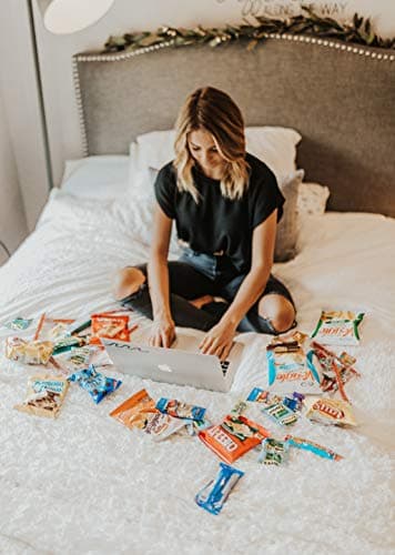 Halloween Snacks Variety Pack for Adults, Kids & Teens (40 Count) - Snack Box Variety Pack with Chips, Cookies & Bars, Halloween Care Package for College Students, Office Treats, Birthdays & Travel