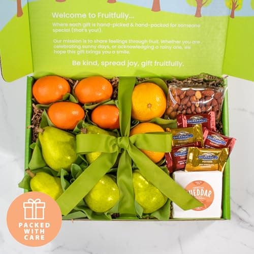 A Gift Inside Harvest Favorites Fruit and Gourmet Gift Box