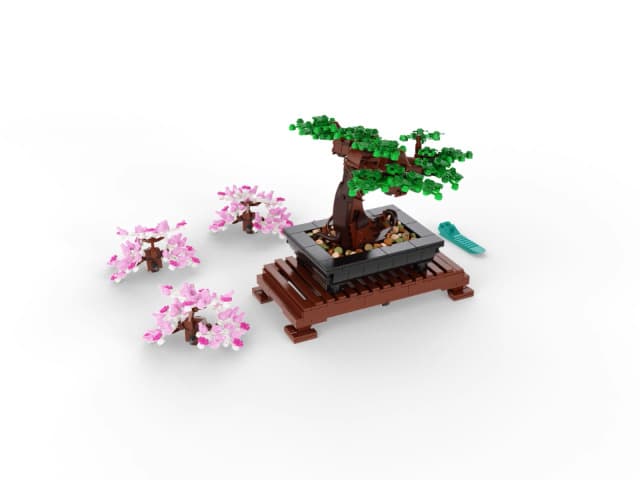 LEGO Icons Bonsai Tree Building Set - Artificial Bonsai Tree Plants for Home Decor, Adults Ages 18+ - Faux, Fake Plants for Table, Desk, Office - Birthday Gift for Men & Women - 10281