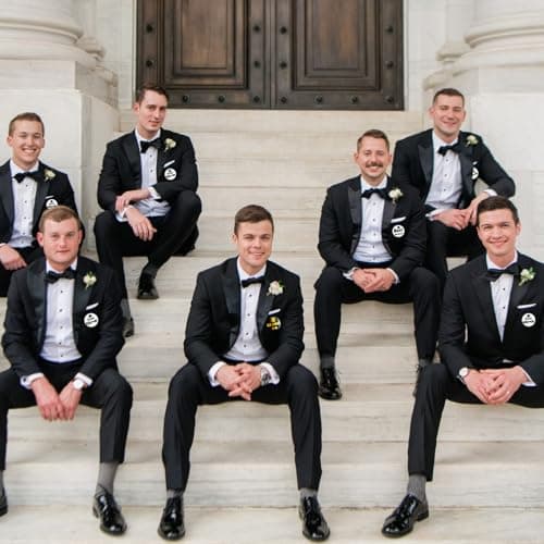 12 Pcs Bachelor Party Buttons Pins Set - Black Gold Groom Button, White Black Best Man Button and Team Groom Button Pins for Bachelor Party Supplies, Decorations, Ideas, Gifts, Jokes and Favors