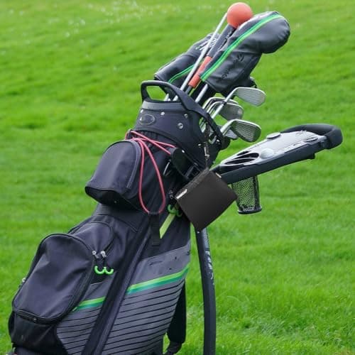 Golf Club and Golf Ball Cleaning Bag - Cleans Club Grooves, Waterproof Clean Face Tech, Detachable Clip, Machine Washable, Stay-Dry Exterior