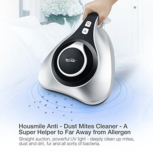 Housmile Bed Vacuum Cleaner Special-Purpose Mattress Vacuum Cleaner with Powerful Suction Upgraded Handheld UV Vacuum Effective Cleaning Bed Sheet, Pillow, Quilt, Sofa, Blanket, Carpet
