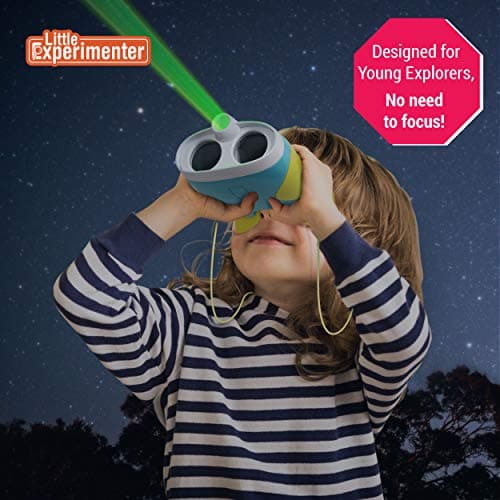 Night Vision Binoculars for Kids & Toddlers, Birthday Gift Ideas, Outdoor Exploration Toys, Binocular + Flash Light & Face Comfort Rubber, Educational STEM Gifts for Boys & Girls Ages 3 4 5 6 Year Old