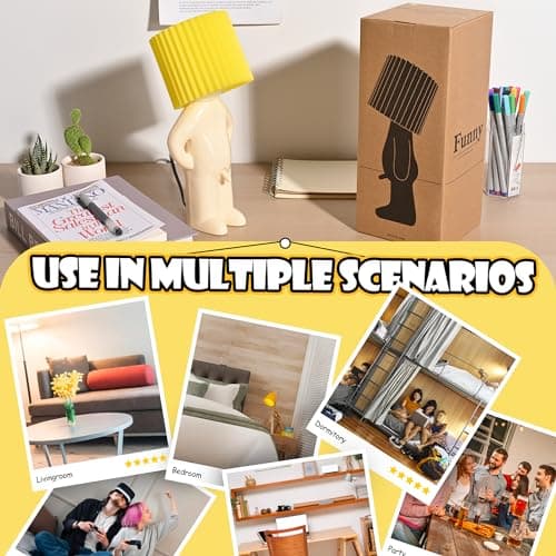 White Elephant Gifts for Adults,Bedside Night Light,Birthday Christmas Gifts for Men Women Boyfriend Girlfriend Husband Wife,Mens Gifts,Valentines Day Gifts for Him Her,Anniversary Funny Gag Gifts