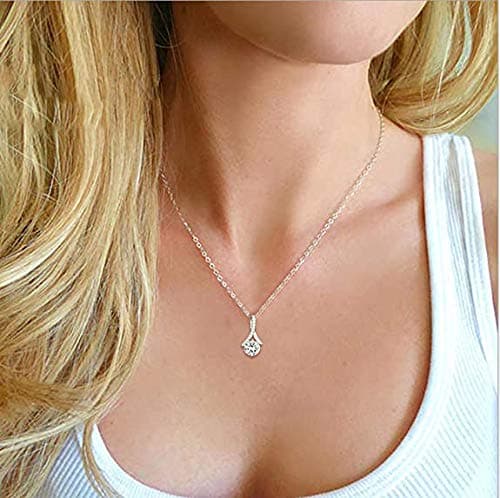 NOREGRET Gift to My Boyfriends Mom Necklace 925 Sterling Silver Necklace Gifts for Boyfriends Mom Mothers Day Gift Birthday Gifts