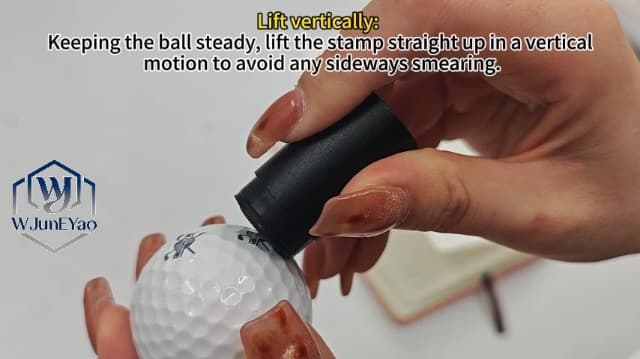 Personalized Golf Ball Stamp 12mm/0.47" Custom Golf Balls Stamper with Name Logo Monogram Initials Text Customized Self-Inking Stamp Marker Gifts for Men Golfer Dad Husband Boyfriend