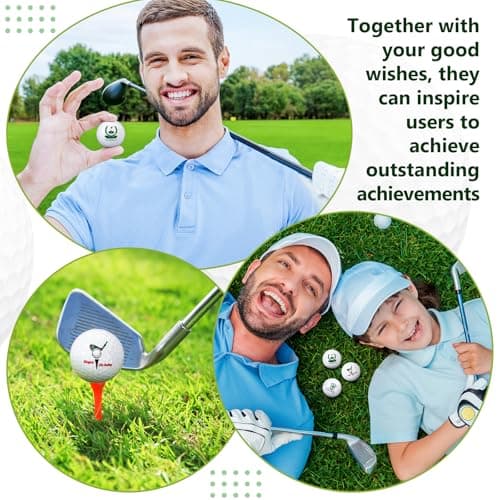 Threan Golf Ball Gift Set Funny Novelty Golfer Present for Men Birthday Dad Golfing Fan One Standard Size Unit