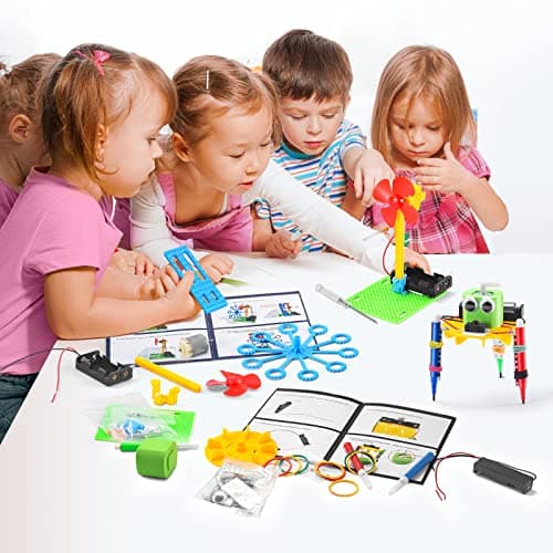 STEM Robotics Kit - 6 Set STEM Toys for Age 8-13 8-10, Kids Crafts for Girls Boys Toys Gifts 6 7 8 9 10 Year Old Birthday Gifts, Engineering Science Robot Building Kits for Kids Age 8-12 6-8