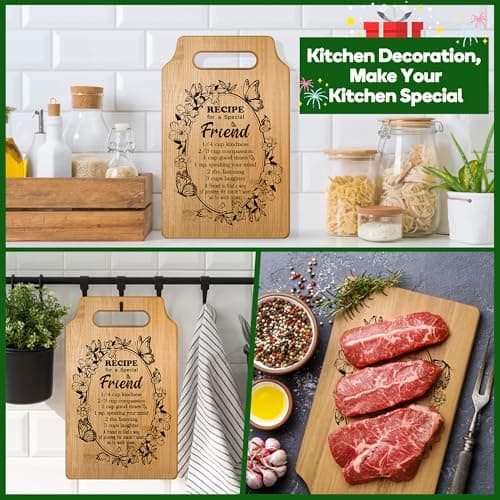 Best Friend Birthday Gifts for Women Men, Christmas Decorations for Bestie BFF Sister, Friendship Gifts for Women Friends Her Him Female Male Boys Girls, Funny Best Friend Cutting Board Gifts Ideas