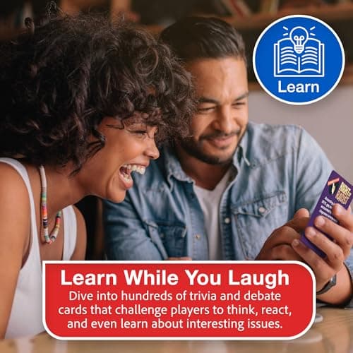 Card Game, Gag Gift with Hundreds of Trivia and Debate Cards, Funny Gag Gifts for Secret Santa or White Elephant, Games for Men and Women, 3 to 10+ Players