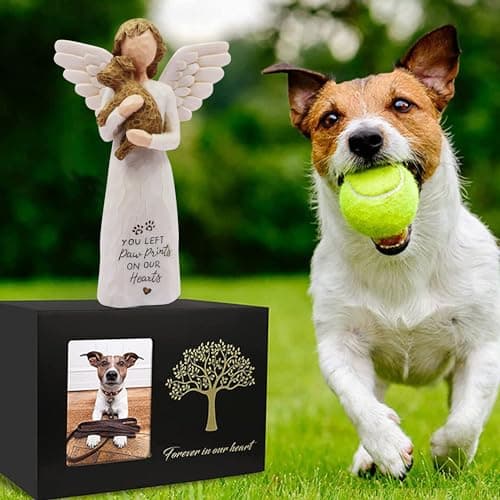 Dog Memorial Gifts for Loss of Dog Sympathy Gift - Pet Memorial Gifts for Dogs, Dogs Mom Gifts for Women, Friendship, Golden Retriever Gifts, Sculpted Hand-Painted Figure