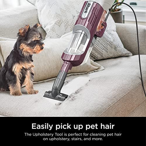 Shark HZ702 Ultralight PetPro Corded Stick Vacuum with PowerFins HairPro Odor Neutralizer Technology, Wine Purple