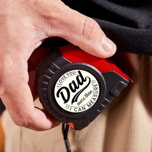Dad Gifts from Daughter Son for Fathers Day Measure Tape - Cool Fathers Day Presents - Birthday Gifts for New Girl Son Best Dad - Woodworking Carpenter Measuring Tape
