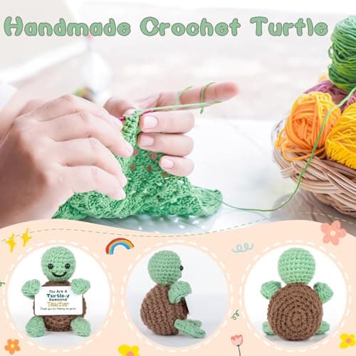 Mini Funny Turtle Teacher Valentine Day Gift for Women Men, End of Year Thank You Teacher Appreciation Gifts Ideas In Bulk, Personalized Cool Small Cute Stuff Things, Daycare Music Teachers Must Have