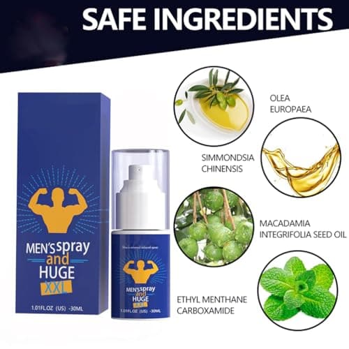 Men's Best External Delay Spray for Long Last | Delayed Sprayer for Man Heavy Duty | Travel Stud Size Enhancer Spray