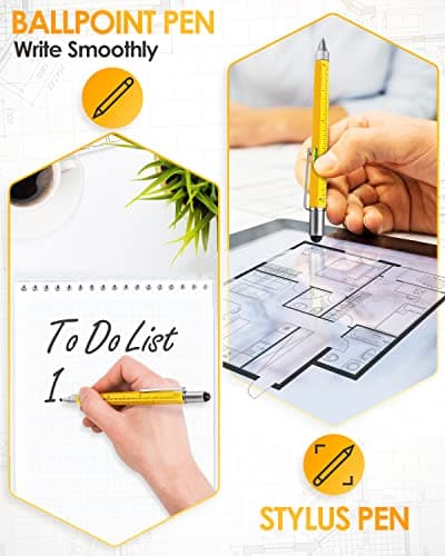 Stocking Stuffers for Men, Gifts for Him, Multitool Pen Christmas Birthday Present, Ideas for Guys Husband Who Have Everything, Tools Cool Gadgets Birthday, White Elephant for Adults Women Dad Grandpa