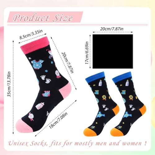 New Parent Grandparent Socks First Time New Mom Dad Grandma Grandpa to be Christmas Mother's Father's Day Gift