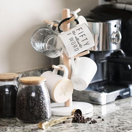 Fifty The Ultimate F Word - 50th Birthday Gifts for Women and Men - Funny Bday Gift Idea for Mom Dad Husband Wife - 50 Year Old Funny 11 oz Tea Cup Coffee Mug