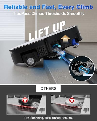 ECOVACS DEEBOT X11 OmniCyclone Robot Vacuum and Mop, PowerBoost Charging, OZMO Roller 2.0 Instant Self-Washing Mop, 19,500Pa Blast Suction, Bagless OmniCyclone Station, AIVI 3D Smart Navigation