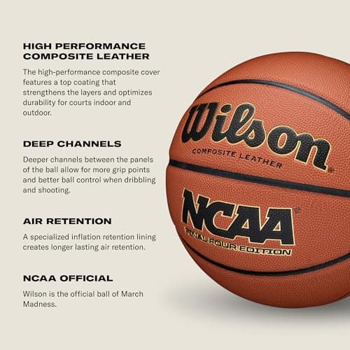Wilson NCAA Final Four Basketball - 29.5" and 28.5"