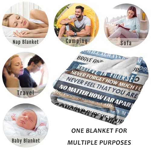 Soft Throw Blanket Sister Gift - Perfect for Sister, Mother's Day, Christmas & Valentine's Day (50x60)