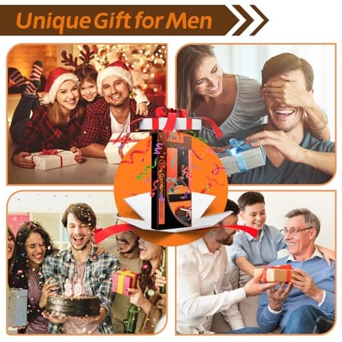 Contour Gauge (12 Inch) with Lock Profile Tool, Christmas Gifts for Men Dad Husband Him Super Contour Duplicator Men Gifts Woodworking Tools Carpenter Tools Construction Outline Angle Measuring Tool