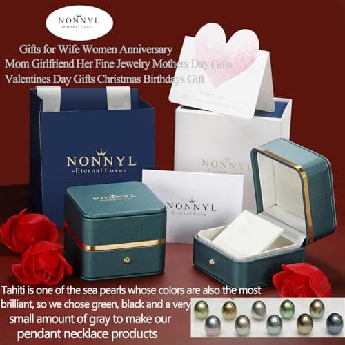 Birthday Gifts for Women Wife Pearl Necklace-Valentinees Gift for Her Grandma Mom on Christmas Day Mothers Day Wedding Gifts Anniversary