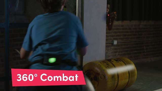 Squad Hero Rechargeable Laser Tag 360° Sensors + LCDs - Set of 4 - Easter Gift Ideas for Kids Teens and Adults Boys & Girls Family Fun - Cool Teenage Lazer Group Activity, Teen Gifts Ages 8+ Year Old