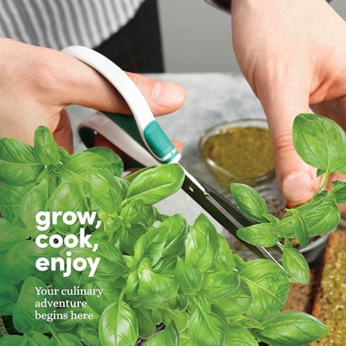 Planters' Choice 9 Herb Indoor Window Garden Kit - House Plants Seeds - Best Unique Gift Ideas for Women, Mom, Friend, Her, Birthday, Housewarming, Mother - New Home Kitchen Gifts - Live Plant Starter