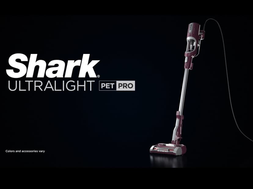 Shark HZ702 Ultralight PetPro Corded Stick Vacuum with PowerFins HairPro Odor Neutralizer Technology, Wine Purple
