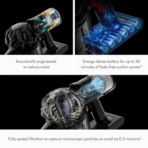 Dyson Car+Boat Handheld Vacuum, Cordless and Lightweight, Cleans Hard Surfaces and Upholstery, 115AW, 2 Power Modes, Up to 50 Minutes²