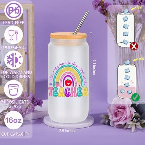 Teacher Gifts for Women, Thank You End of Year Appreciation Gifts for Teachers from Student Set of 9