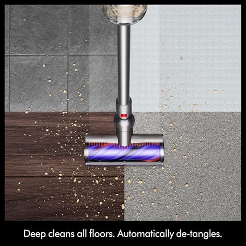 Dyson V9 Motorbar Cordless Vacuum, Cleans Hard Floors and Carpets, Detangles, Converts to Handheld, 100AW, 3 Power Modes, Up to 40 Minutes¹