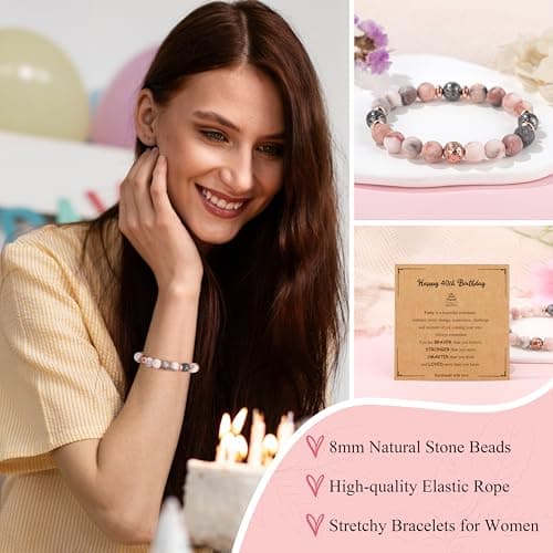 40th Birthday Gifts Women, 1985 40th Birthday Decorations for Women 40 Year Old Birthday Gifts for Wife Sister Best Friends 40 th Birthday Decorations