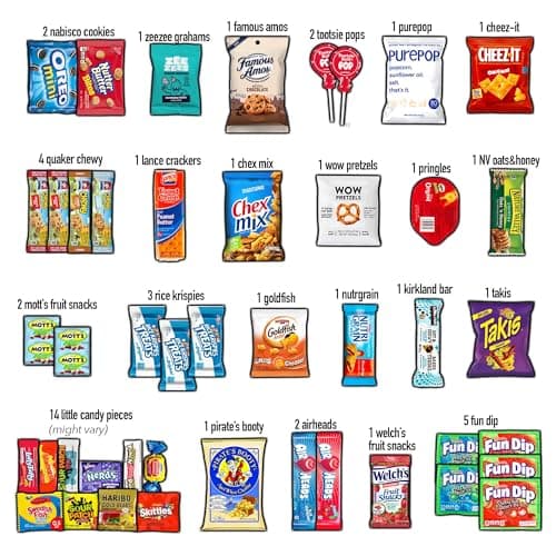 CRAVEBOX Gift Snack Box (45 Count) Variety Pack Care Package